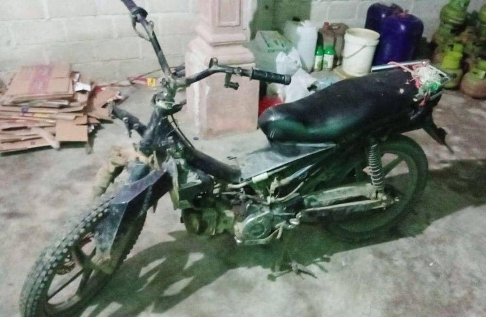 Sepeda motor milik DM (41) warga Kampung Sulusuban Kecamatan Seputih Agung, Lampung Tengah ditangkap Tekab 308 Presisi Polsek Padang Ratu. (Dok. Polres Lamteng).