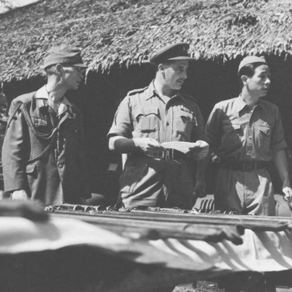 Pelucutan senjata tentara Jepang di Indonesia oleh Sekutu di tahun 1945 (Dok:ANRI)