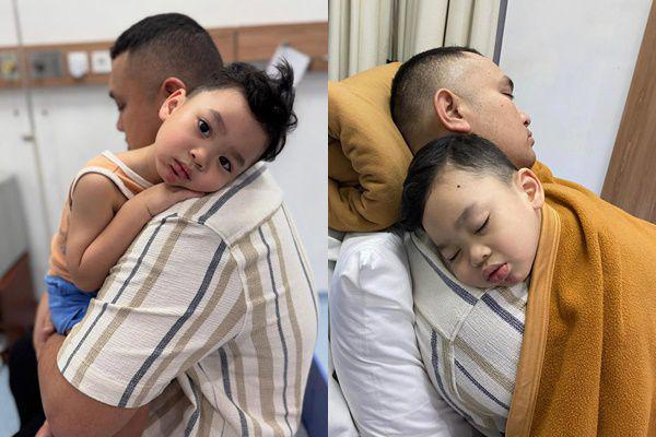 Potret Anak Gilang Dirga Dagunya Dijahit usai Terjatuh