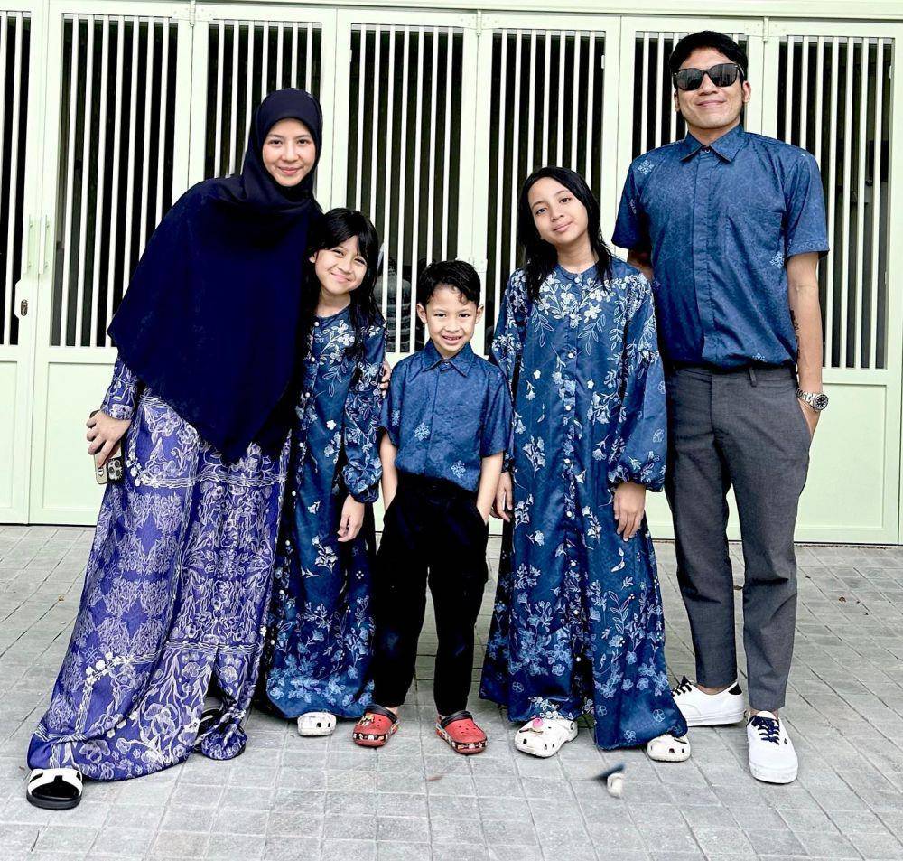 gaya Lebaran keluarga artis (instagram.com/desta80s)