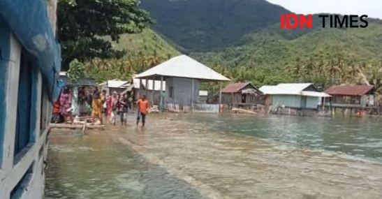 Dua Desa di Bima Diterjang Banjir Rob, Puluhan Hektare Tambak Rusak