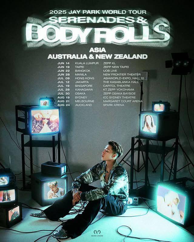 Jay Park umumkan tur konser SERENADES & BODY (Instagram.com/moreaojuplease)