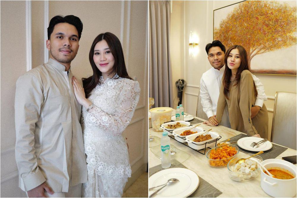 Potret Thariq Halilintar dan Aaliyah Rayakan Lebaran 2025
