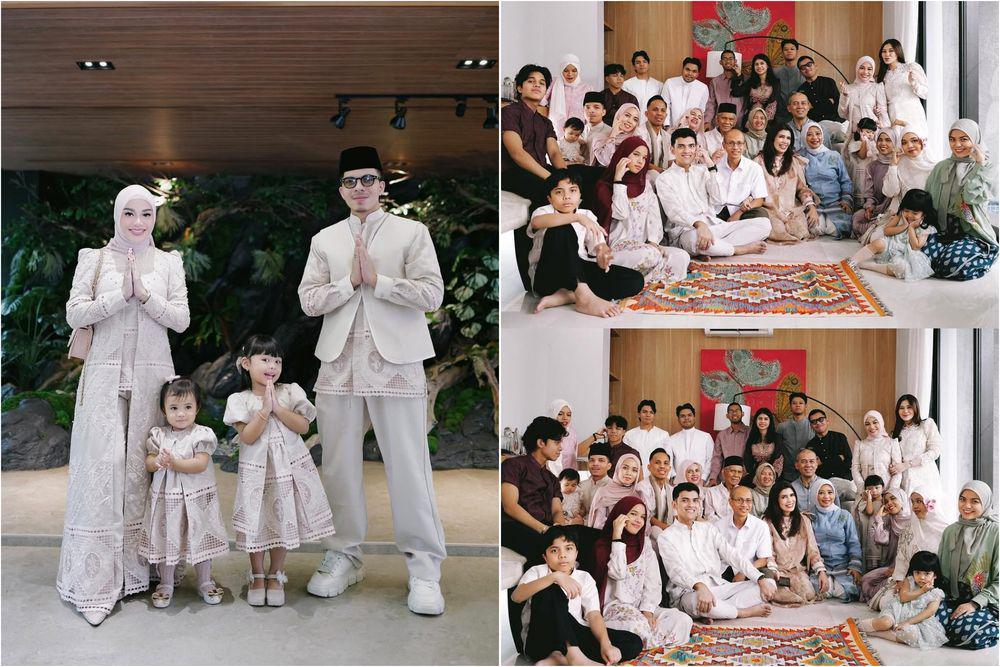 7 Potret Atta Halilintar Rayakan Lebaran Bareng Keluarga dan Karyawan