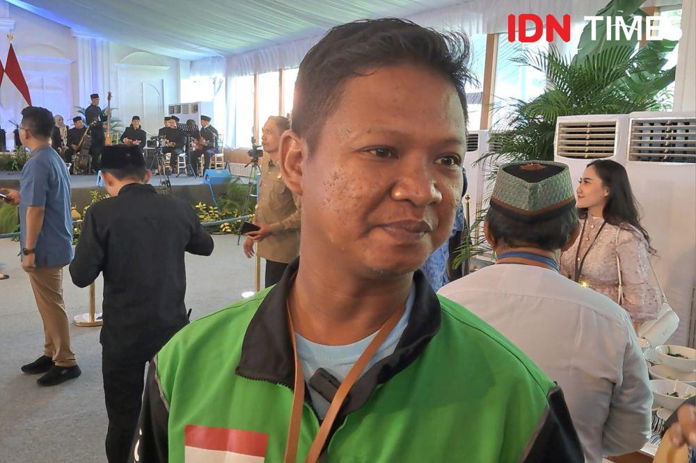 Driver Ojol Senang ke Open House Prabowo Tak Disuruh Lepas Jaket