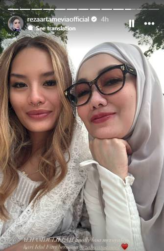 Reza Artamevia rayakan Lebaran 2025 (instagram.com/rezaartameviaofficial)
