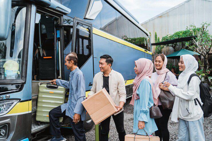 Ilustrasi mudik lebaran (freepik.com/EyeEm)