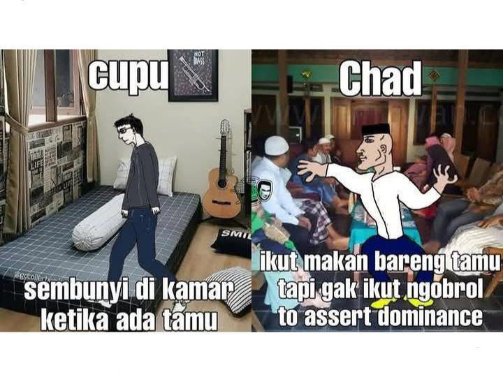 7 Meme Introver ketika Lebaran, Masuk Kamar Terus?