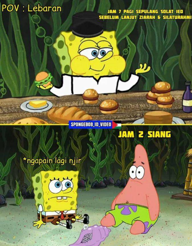 meme Lebaran (instagram.com/spongebob_id_video)