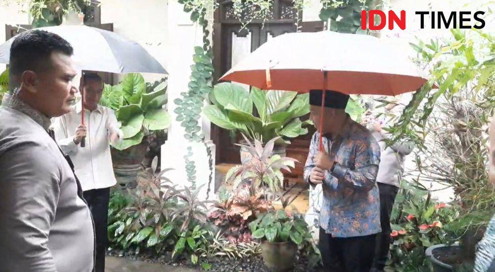 Didit Prabowo bertemu Presiden ke-7 Jokowi di Sumber, Banjarsari, Solo. (IDN Times/Larasati Rey)