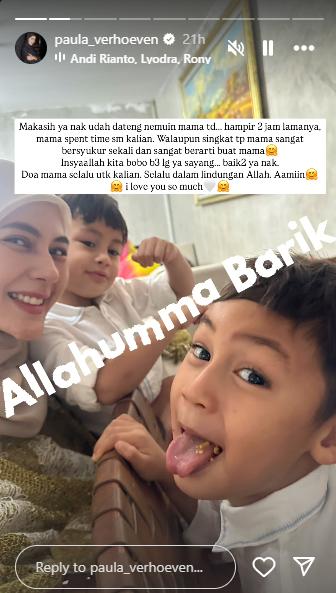 suasana Lebaran 2025 Paula Verhoeven (instagram.com/paula_verhoeven)