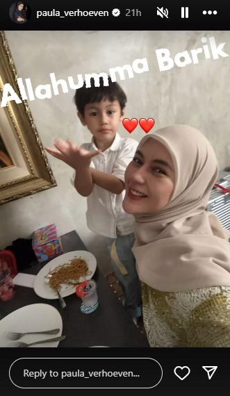 suasana Lebaran 2025 Paula Verhoeven (instagram.com/paula_verhoeven)
