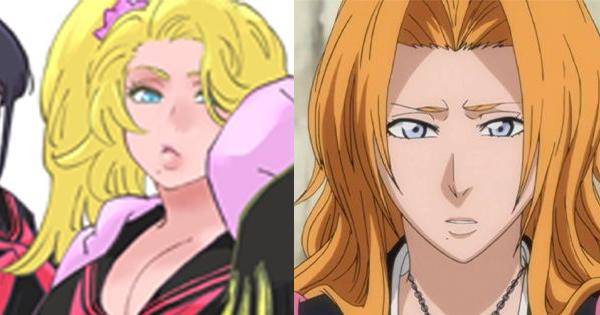 Rangiku versi pelajar dan shinigami