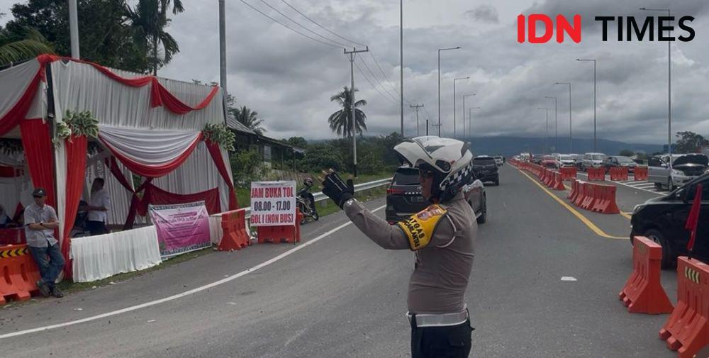 One Way Padang-Bukittinggi Berakhir Hari Ini, Puncak Arus Balik Lancar