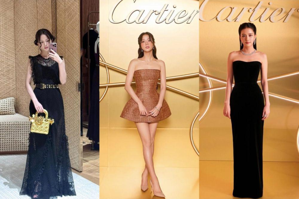 10 Inspirasi Ragam Dress ala Jisoo BLACKPINK, Elegan dan Chic!