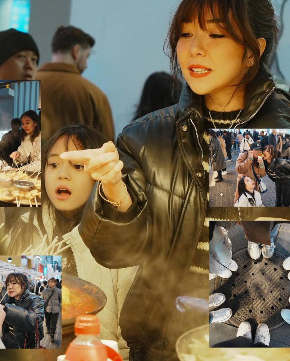 potret Gisella Anastasia kulineran di Myeongdong (instagram.com/gadiiing)