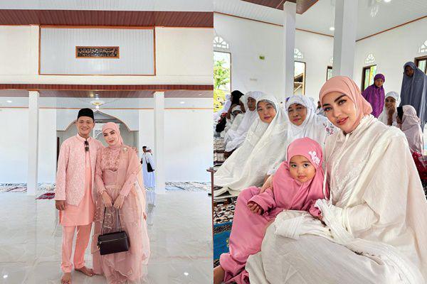 Potret Masjid Dibangun Bella Shofie, Dipakai Warga Salat Idul Fitri