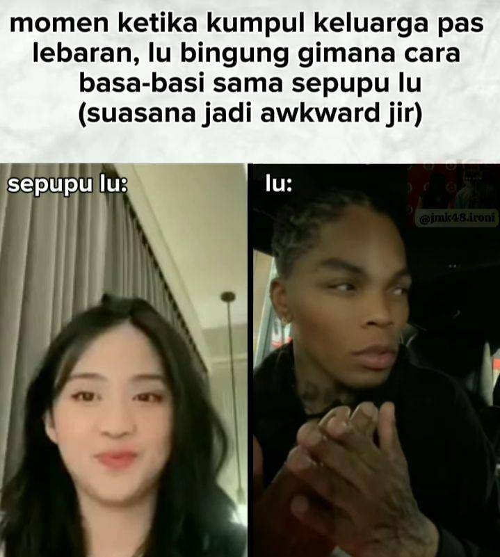 meme Lebaran (instagram.com/jmk48.ironi)