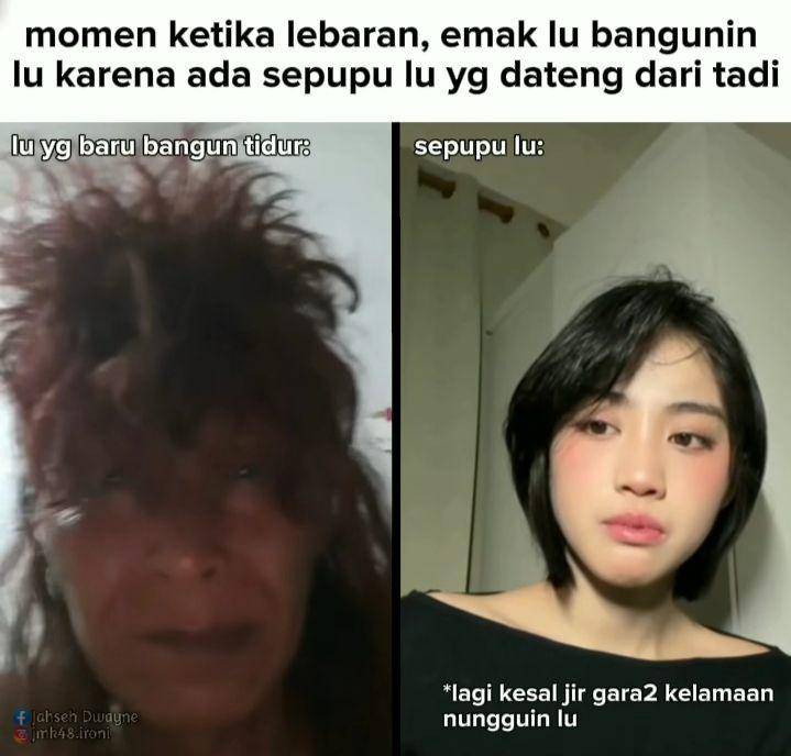 meme Lebaran (instagram.com/jmk48.ironi)
