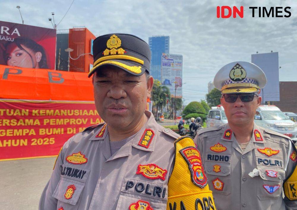 Kapolresta Bandar Lampung, Kombes Pol Alfret Jacob Tilukay. (IDN Times/Muhaimin)