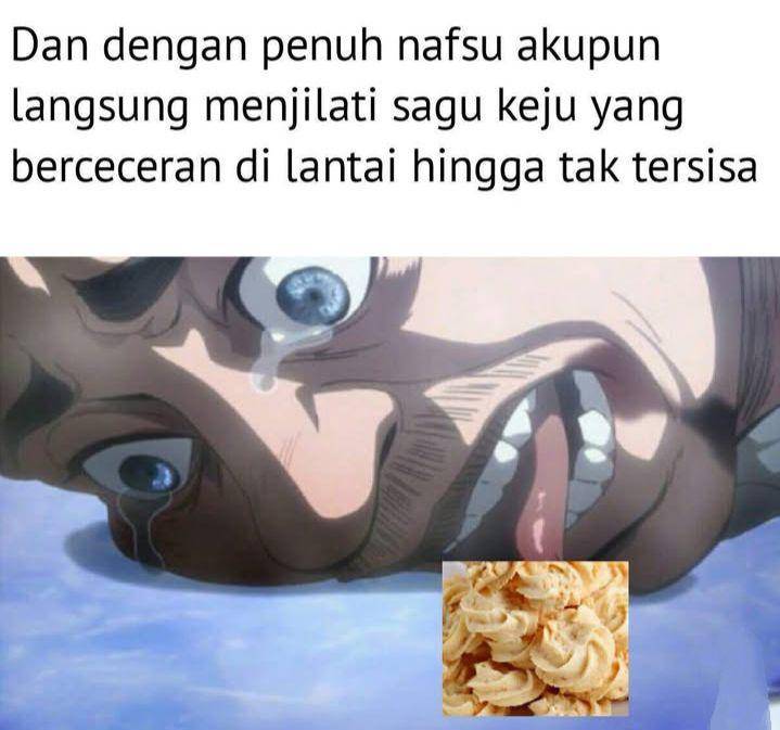 meme kue sagu (instagram.com/meme_hasil.eses)