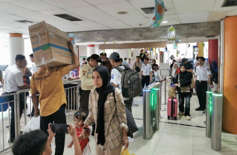 Suasana di stasiun Kereta Api Medan (Dok. Istimewa)