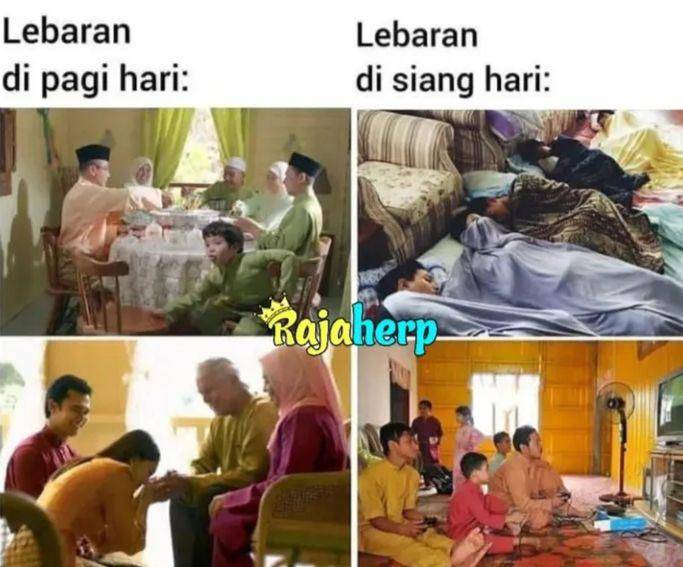 meme Lebaran (instagram.com/rajaherp)