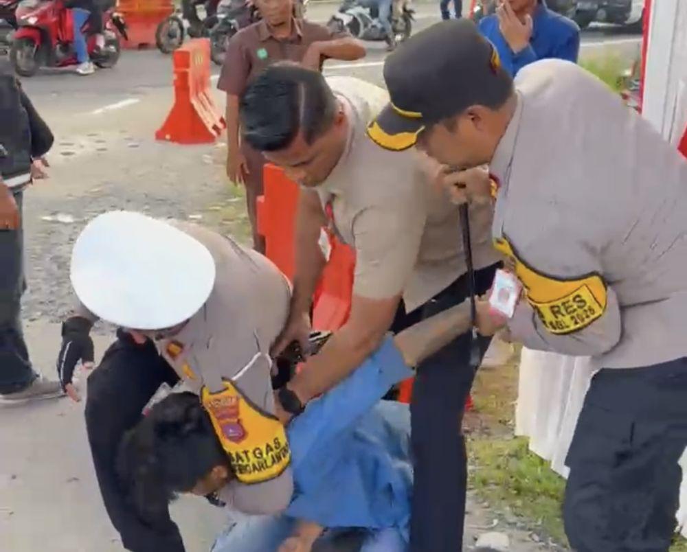 Tak Pakai Helm dan Bawa Sabu, Pria Padang Pariaman Ditangkap Kapolres