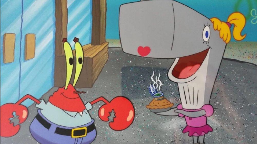 Pearl dan Tuan Krabs (dok. Nickelodeon/SpongeBob SquarePants)
