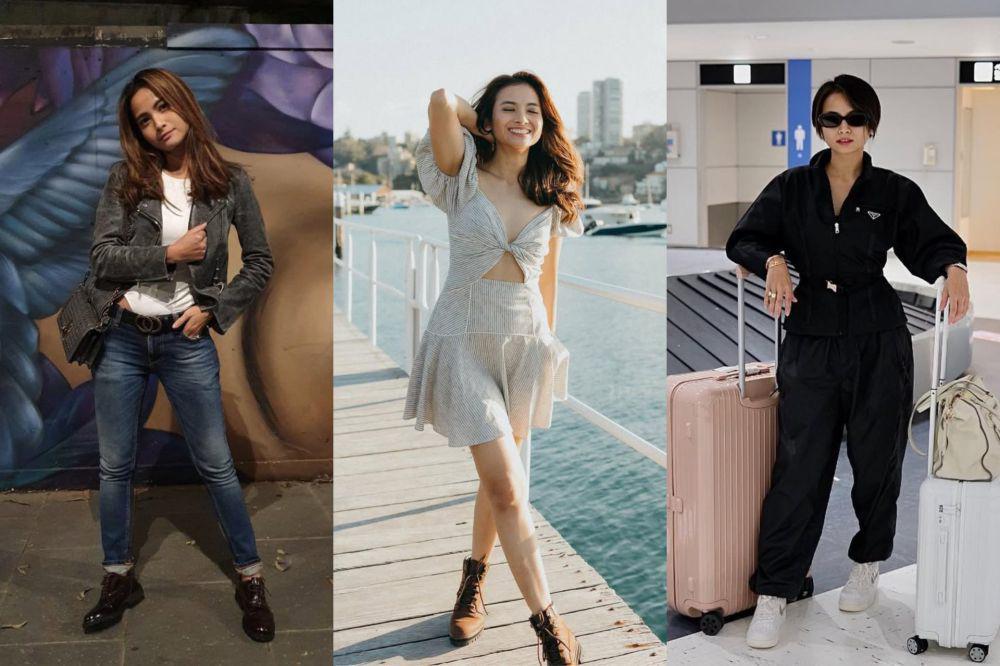 8 Inspirasi Outfit Liburan ala Acha Septriasa, Anti Gagal!