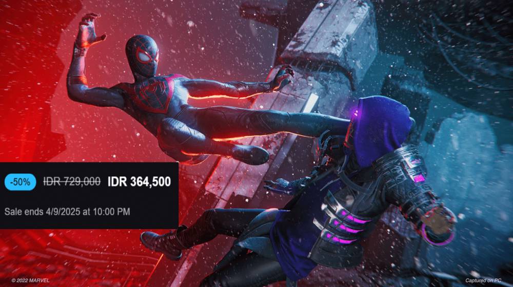 cuplikan pertarungan dalam game solo Spider-Man versi Miles (dok. Insomniac Games/Marvel's Spider-Man: Miles Morales)