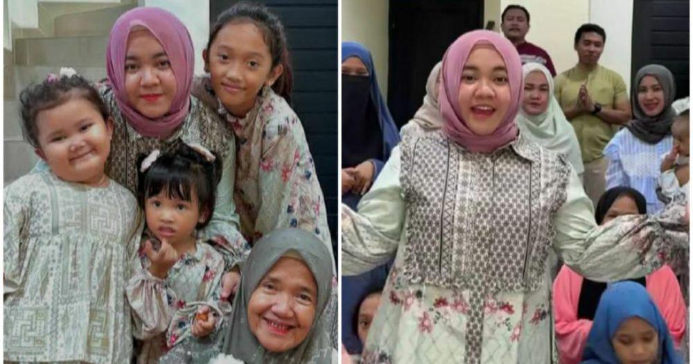 Tidak Mudik, 7 Potret Mbak Lala Lebaran di Rumah Baru sama Keluarga