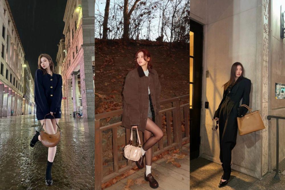 10 Inspirasi Gaya OOTD Chic ala Sana TWICE, Fashionable!