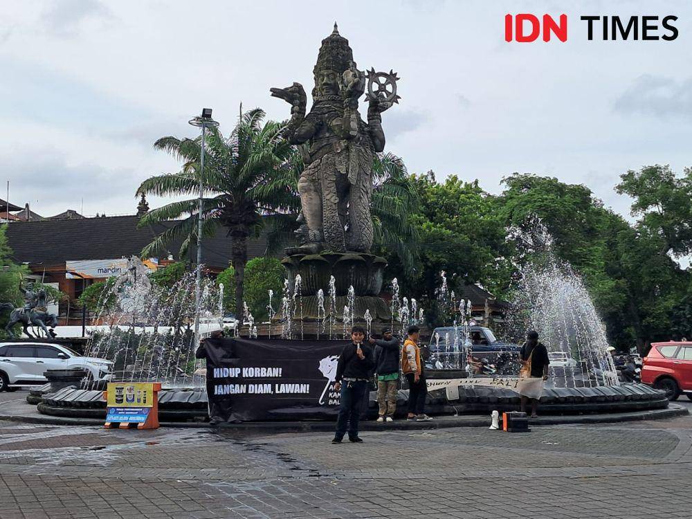 Ilustrasi Kota Denpasar, Catur Muka. (IDN Times/Irma Yudistirani)