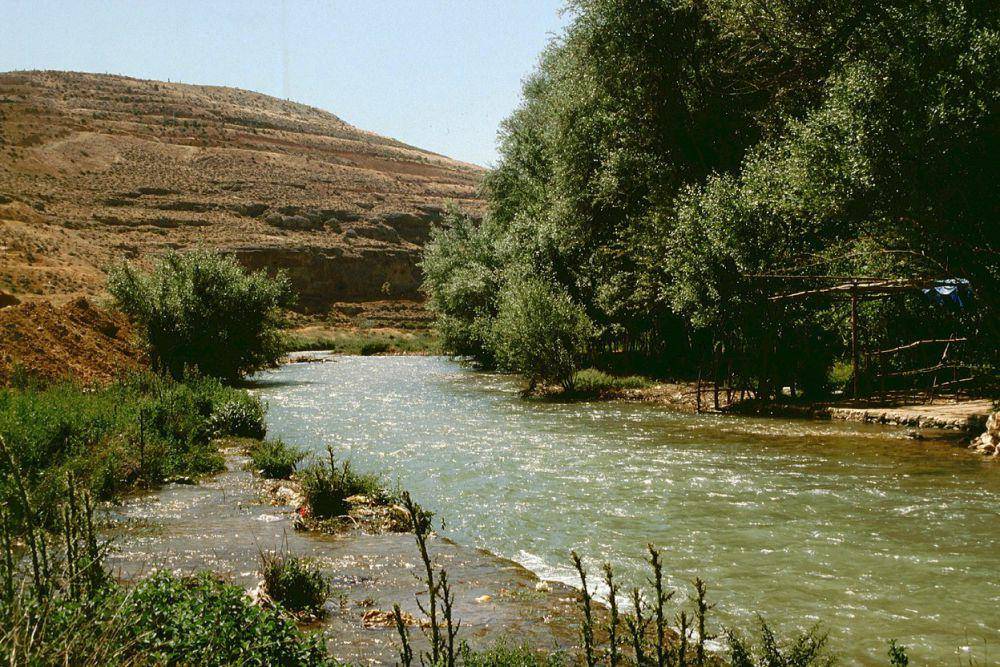 Sungai Barada di Judaydat Al-Wadi dekat Damaskus, Suriah (commons.wikimedia.org/Prof. emer. Hans Schneider)