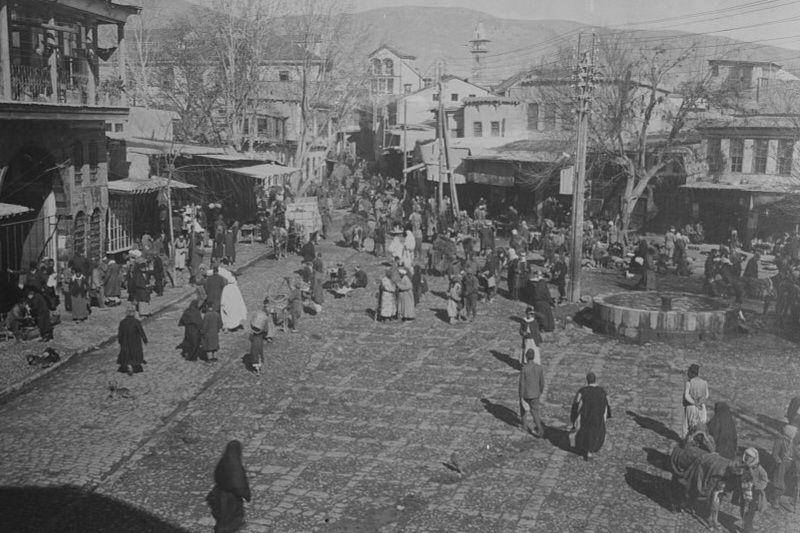 Kota Damaskus, Suriah pada 1915 atau 1920 (commons.wikimedia.org/The Library of Congress)