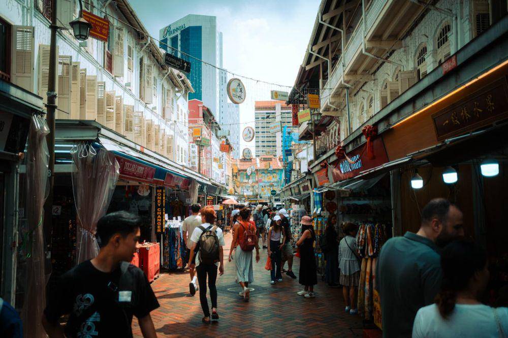 ilustrasi street market di Singapura (pexels.com/Fabian Reck)