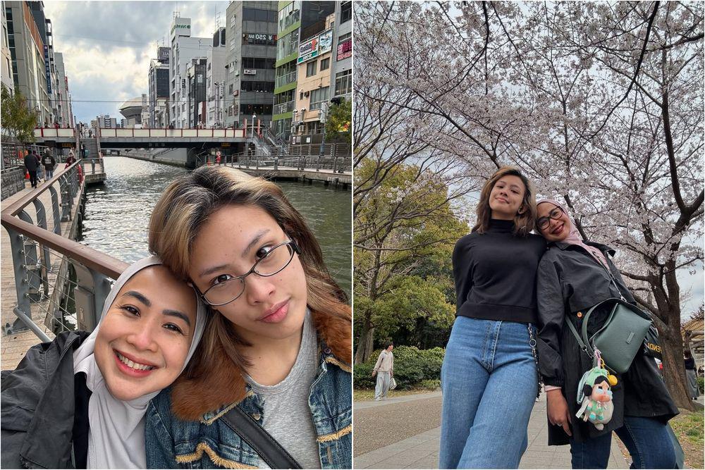 10 Potret Feni Rose Libur Lebaran 2025 di Jepang, Berdua Bareng Anak!