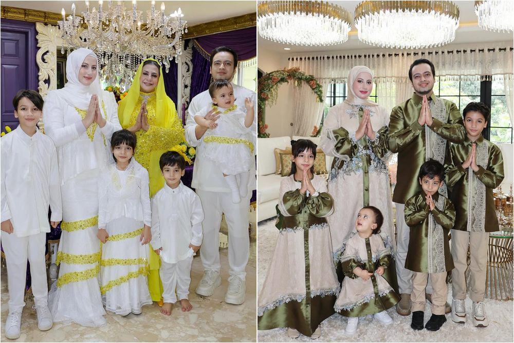 8 Potret Penampilan Keluarga Tasyi Athasyia di Momen Lebaran