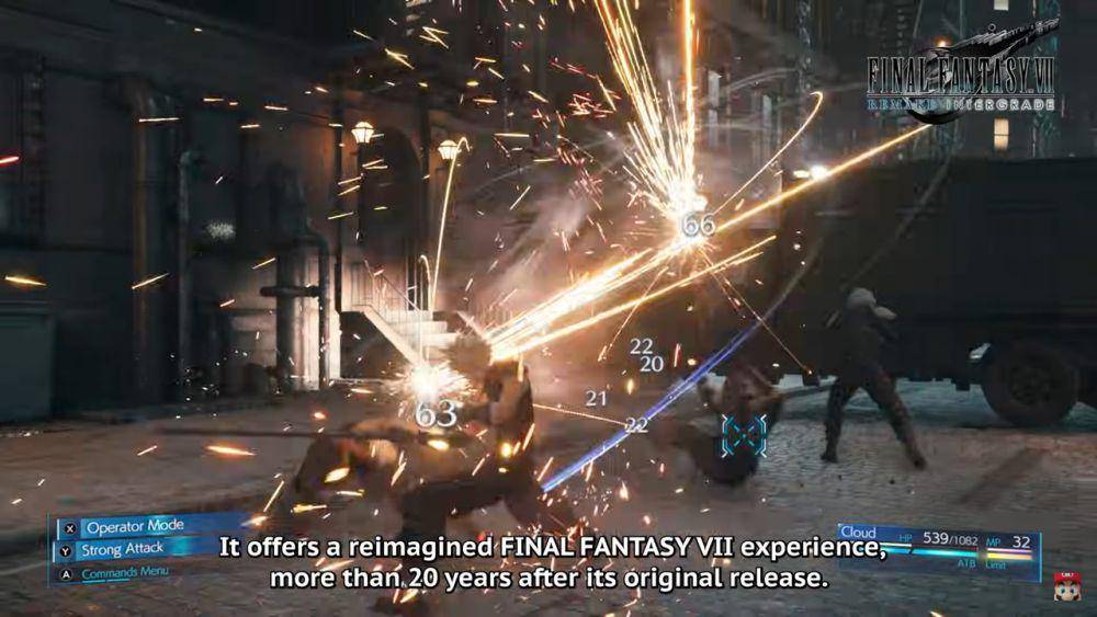 cuplikan gameplay Final Fantasy VII Remake Intergrade (dok. Square Enix/Final Fantasy VII Remake Intergrade)