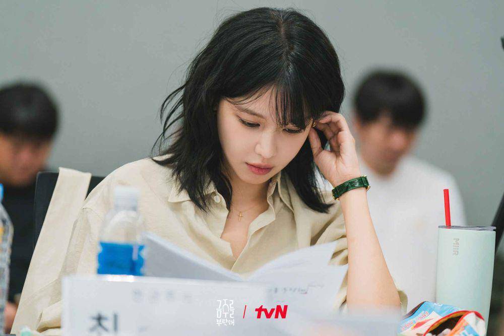 momen pembacaan naskah drama Korea Second Shot at Love (dok. tvN)