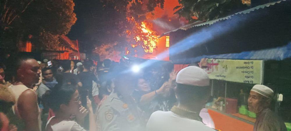 Kebakaran Hanguskan 1 Unit Rumah di Pulau Barrang Lompo Makassar