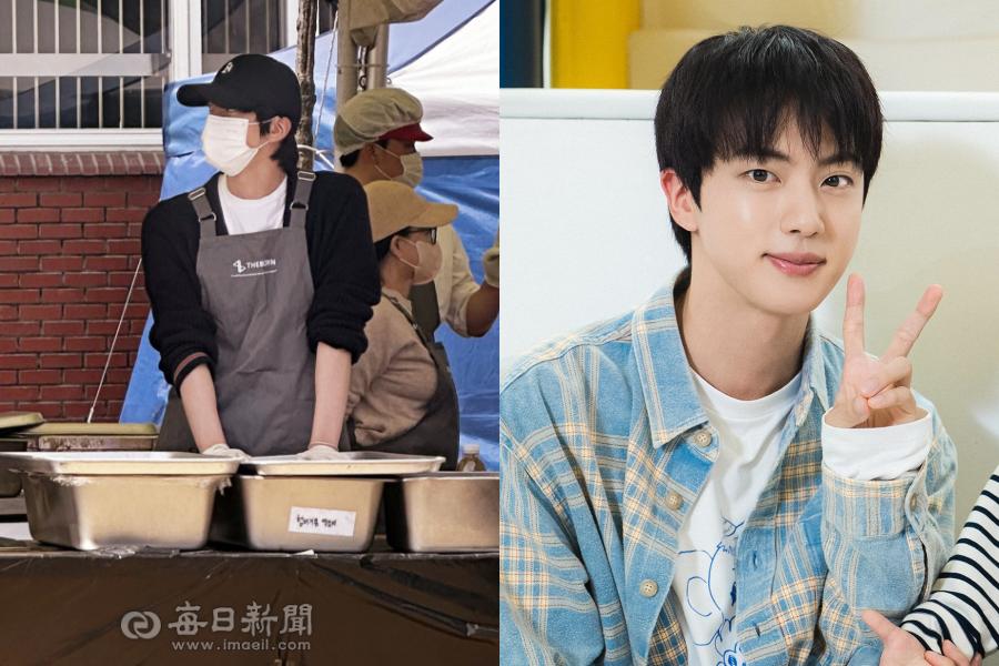 Jin BTS Jadi Sukarelawan Kebakaran Hutan, Bagikan Makanan untuk Korban