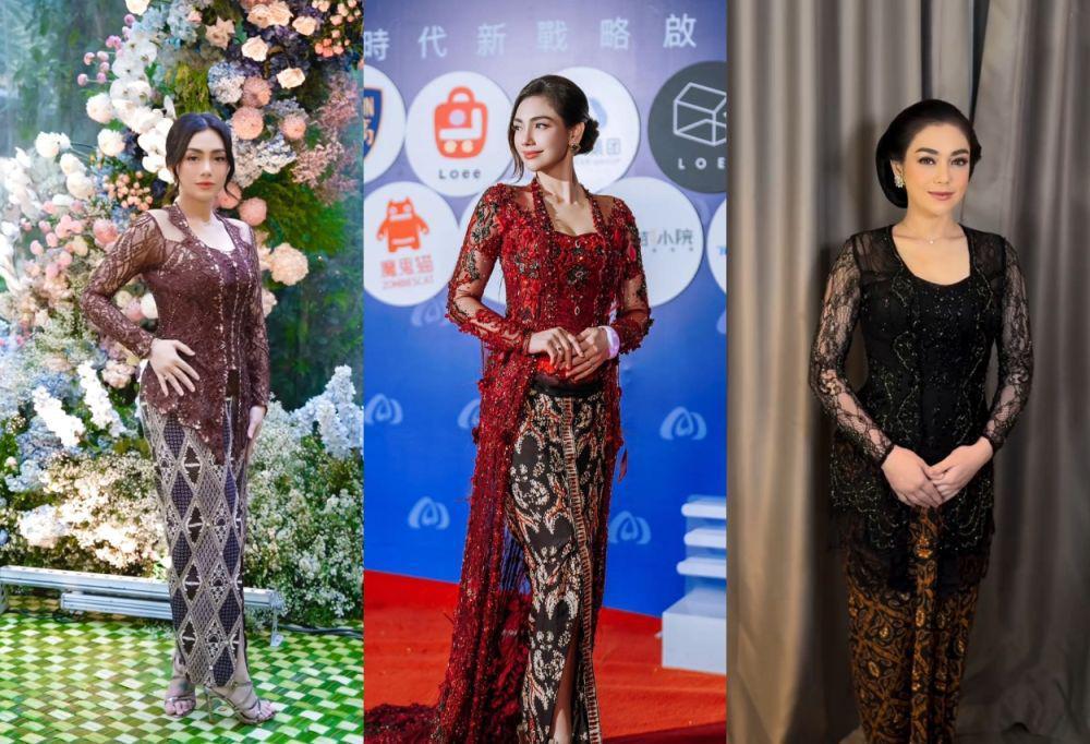 9 Ragam Kebaya Celine Evangelista, Gaya Khas ala Perempuan Jawa
