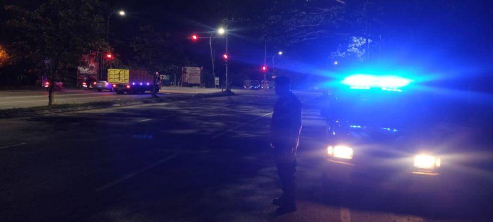 Polisi perketat pengamanan di Jalur Watu Klotok, Klungkung.(Dok. IDN Times/istimewa)