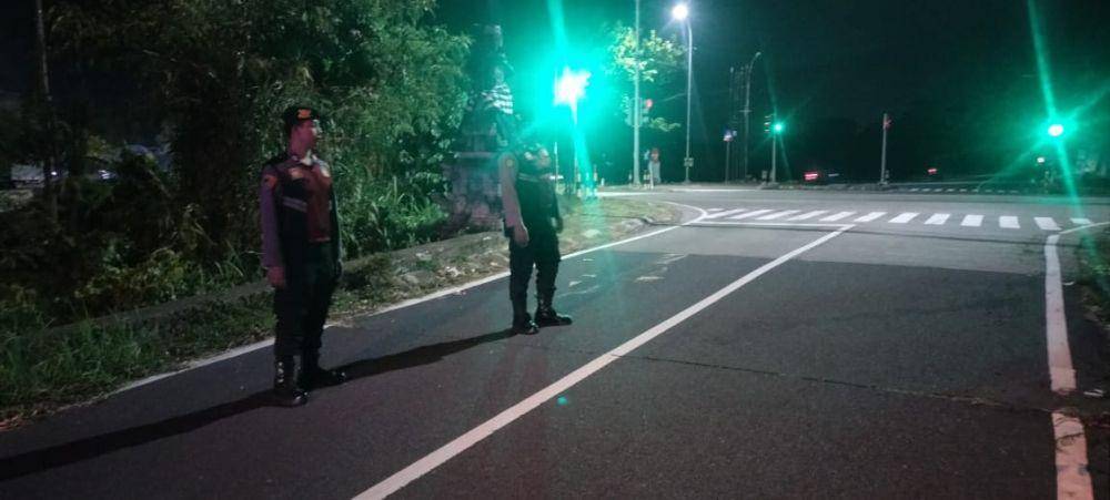 Polisi perketat pengamanan di Jalur Watu Klotok, Klungkung.(Dok. IDN Times/istimewa)