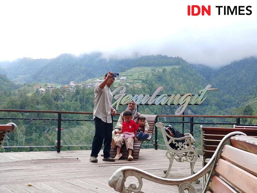 Taman Wisata Genilangit di Desa Genilangit, Kecamatan Poncol, Kabupaten Magetan sepi pengunjung. IDN Times/ Riyanto.
