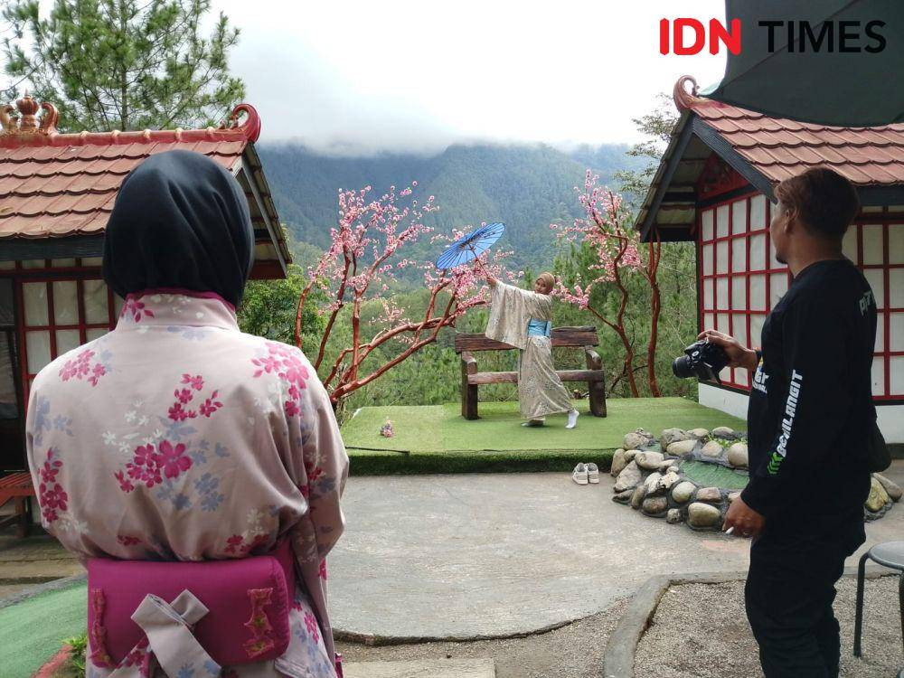 Wahana Jepang di taman wisata Genilangit di Desa Genilangit, Kecamatan Poncol, Kabupaten Magetan. IDN Times/ Riyanto.