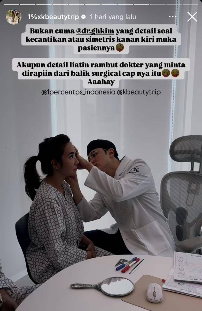 potret Gisella Anastasia operasi plastik di Korea (Instagram.com/ gisel_la)