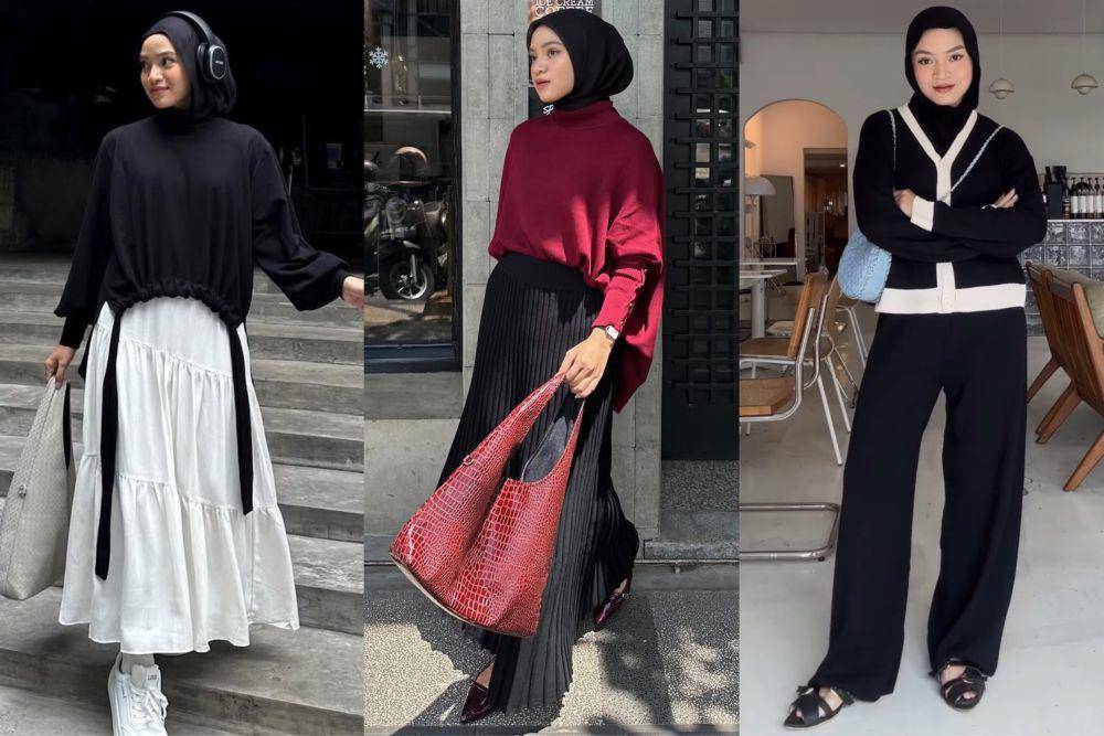 10 Ide Daily Outfit Pakai Sweater ala Fia, Tampil Kasual Anti Monoton!